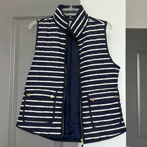 Cambridge Dry Goods Navy Striped Vest